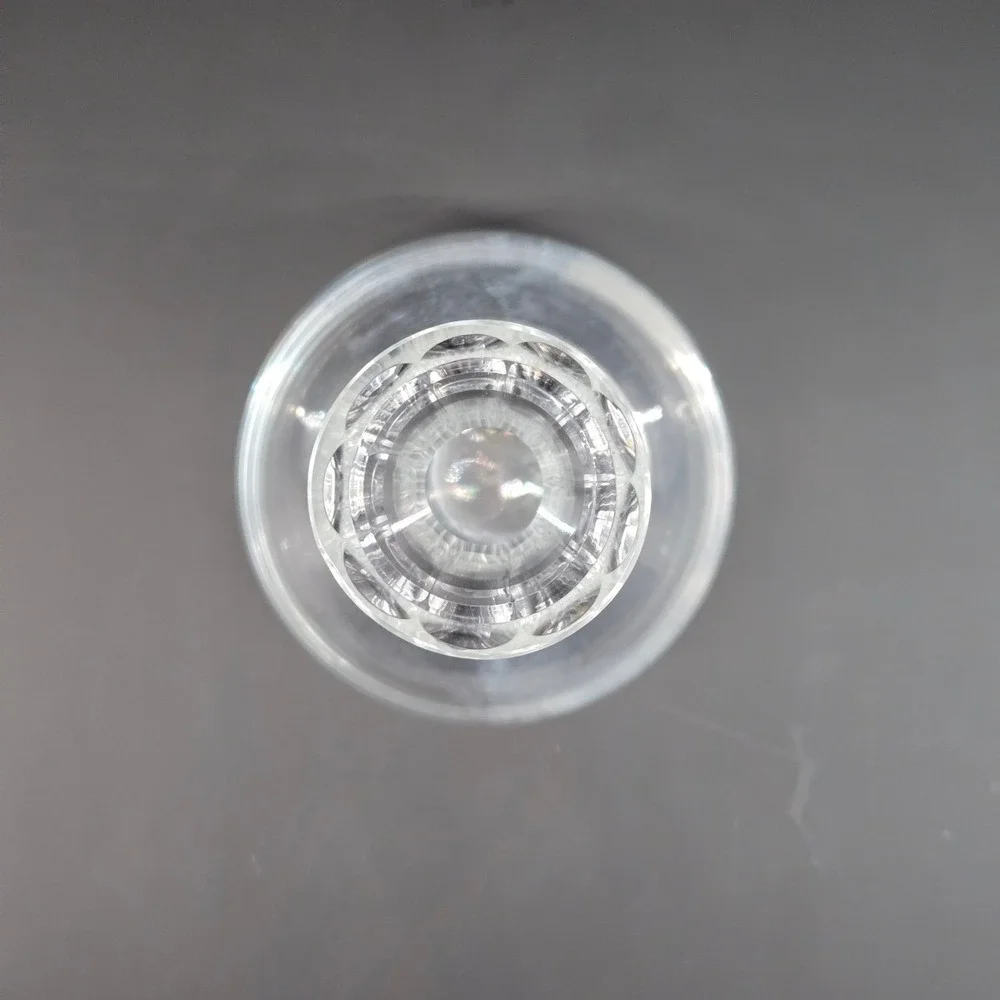 Stuart Crystal Air Twist Stopper Decanter Clear Glass Fluted Neck Vintage 15.5in
